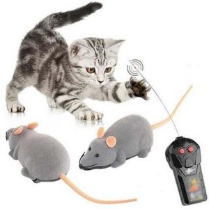 ペット猫 おもちゃTOY 猫用電動おもちゃ ミッキーマウス　ねずみラジコン
